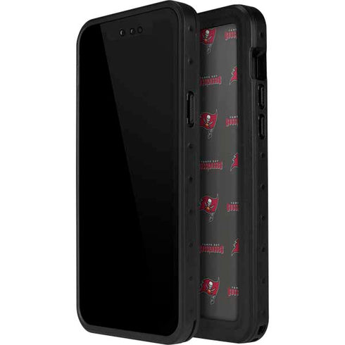 NFL Tampa Bay Buccaneers Blitz Series iPhone 15 Pro Waterproof Case